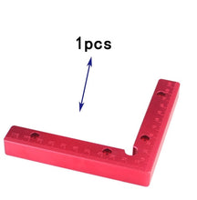 Load image into Gallery viewer, 2 pc 90 Degrees L-Shaped Auxiliary Fixture Splicing board Positioning Panel Fixed clip Carpenter's Square Ruler Woodworking tool
