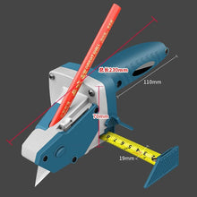 Load image into Gallery viewer, Gypsum Board Cutting tool Drywall Cutting Artifact Tool with Scale toohr Woodworking Scribe Woodworking Cutting board tools
