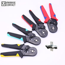Load image into Gallery viewer, Tubular Terminal Crimping Tools HSC8 6-4A Pliers For 0.06-10mm2 28-7awg Terminals High Precision Electrical Pliers Clamp Sets
