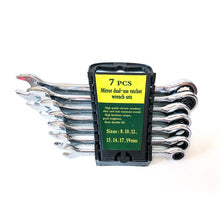 Load image into Gallery viewer, 8-19mm Key Set Ratcheting Box Combination Wrenches for Car Repair Ring Spanner Hand Tools A Set of Key
