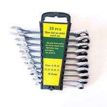 Load image into Gallery viewer, 8-19mm Key Set Ratcheting Box Combination Wrenches for Car Repair Ring Spanner Hand Tools A Set of Key
