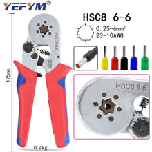Load image into Gallery viewer, Ferrule Crimping Tool Kit - Sopoby Ferrule Crimper Plier 0.08-16mm2 /1200pcs Wire Ferrules Crimp Wire Ends Terminal
